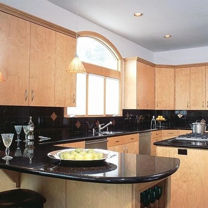Black Galaxy Granite For Kitchen Design