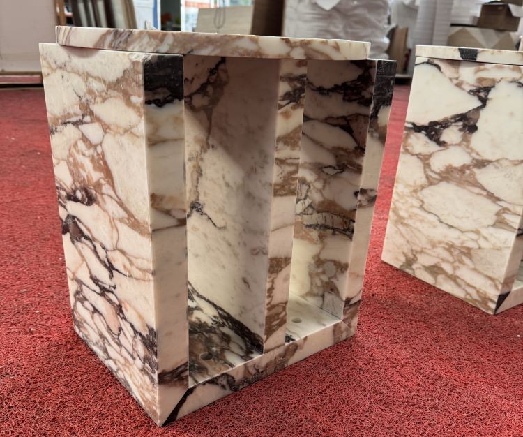 Calacatta Viola Marble Side Table home design